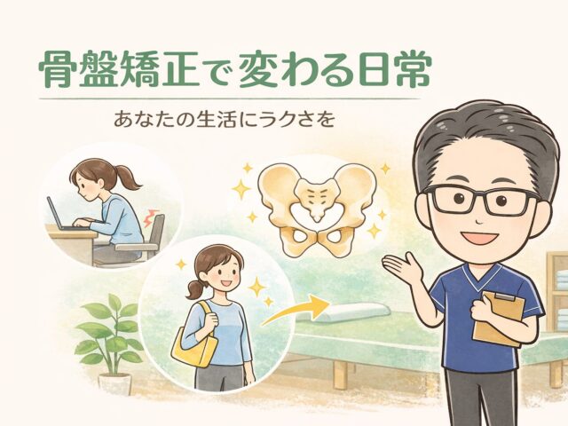 【下高井戸 骨盤矯正】骨盤を整えると、日常はこんなに変わります