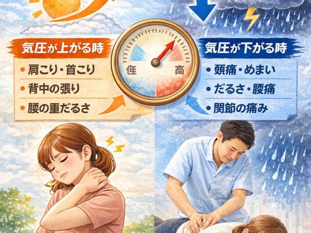 気圧の急変に注意｜今日は“下がる日”に出やすい不調とは？/下高井戸整骨院