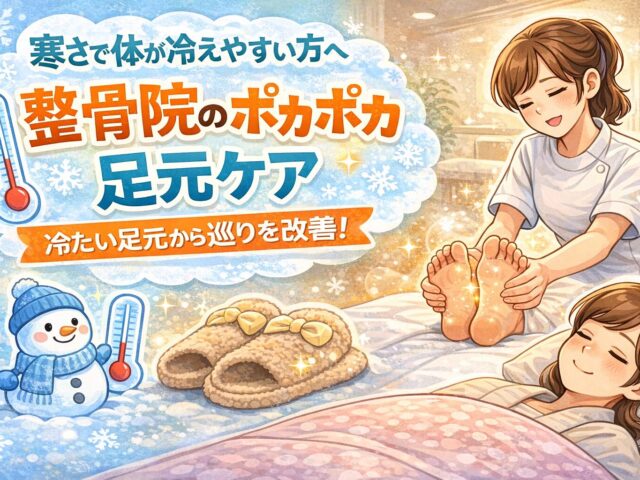 寒さで体がガチガチになっていませんか？放置しやすい冬の不調に注意｜下高井戸整骨院