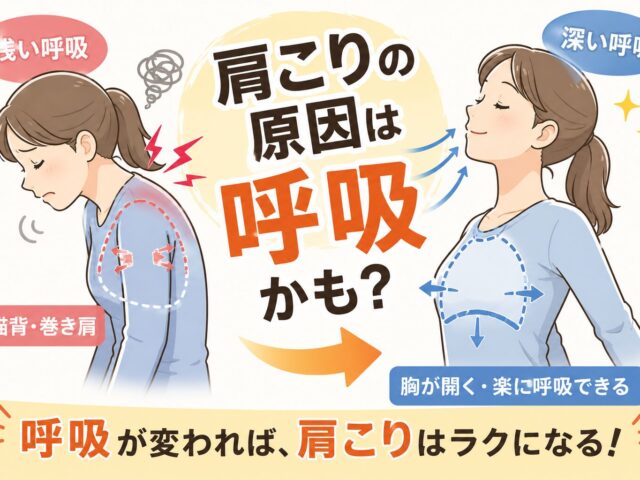 その肩こり、原因は「呼吸の浅さ」かもしれません/下高井戸整骨院